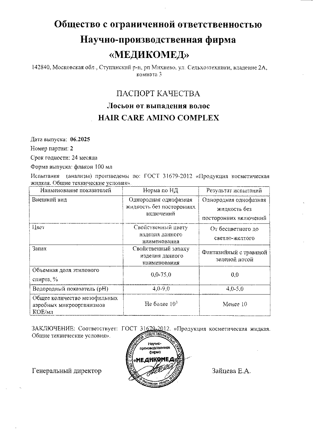 Паспорт №062025